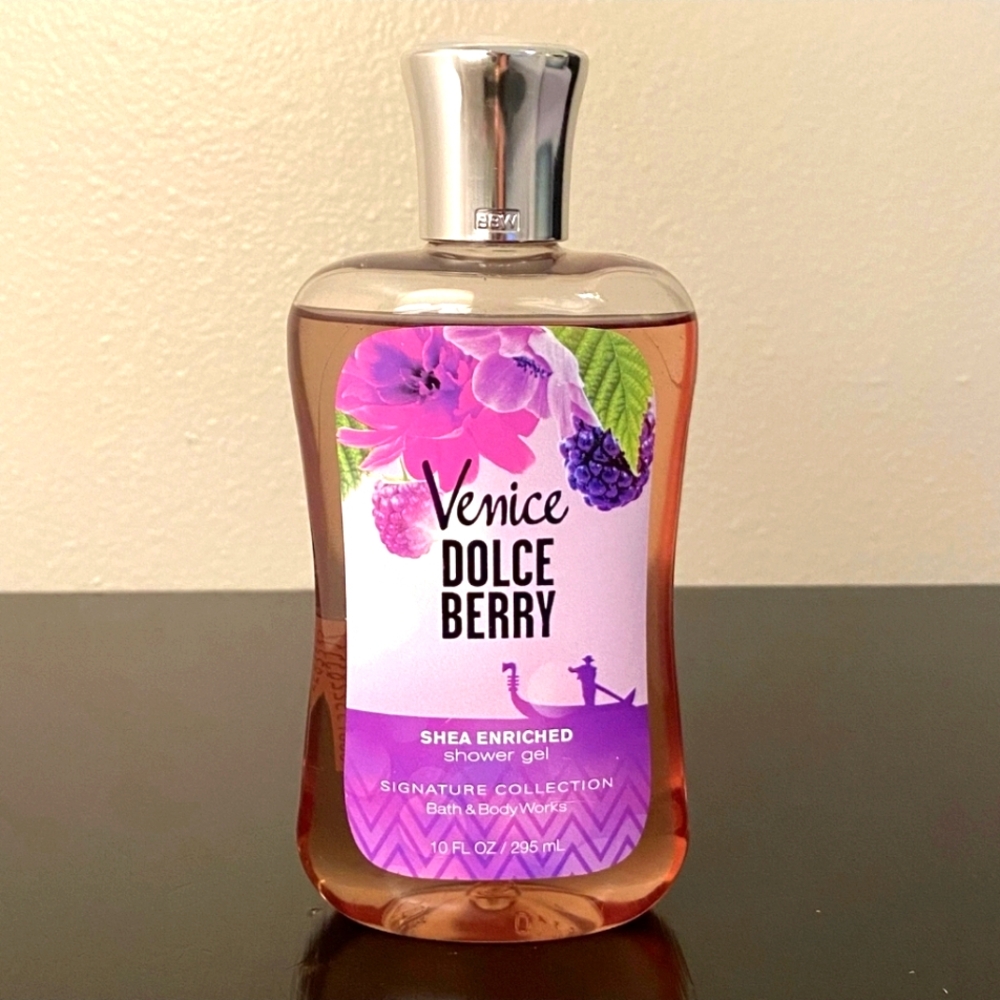 Bath & Body Works Venice Dolce Berry Shower Gel Body Wash 10 oz Dolci Rare